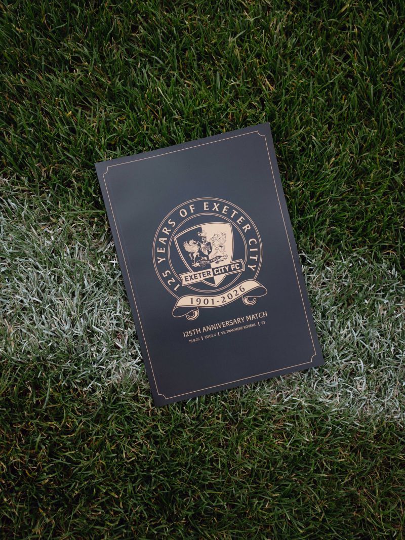 Commemorative Programme Celebrating 125 years of Exeter City and 25 years of Exeter City Women