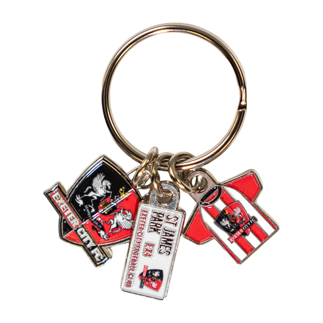 Exeter City Charm Keyring