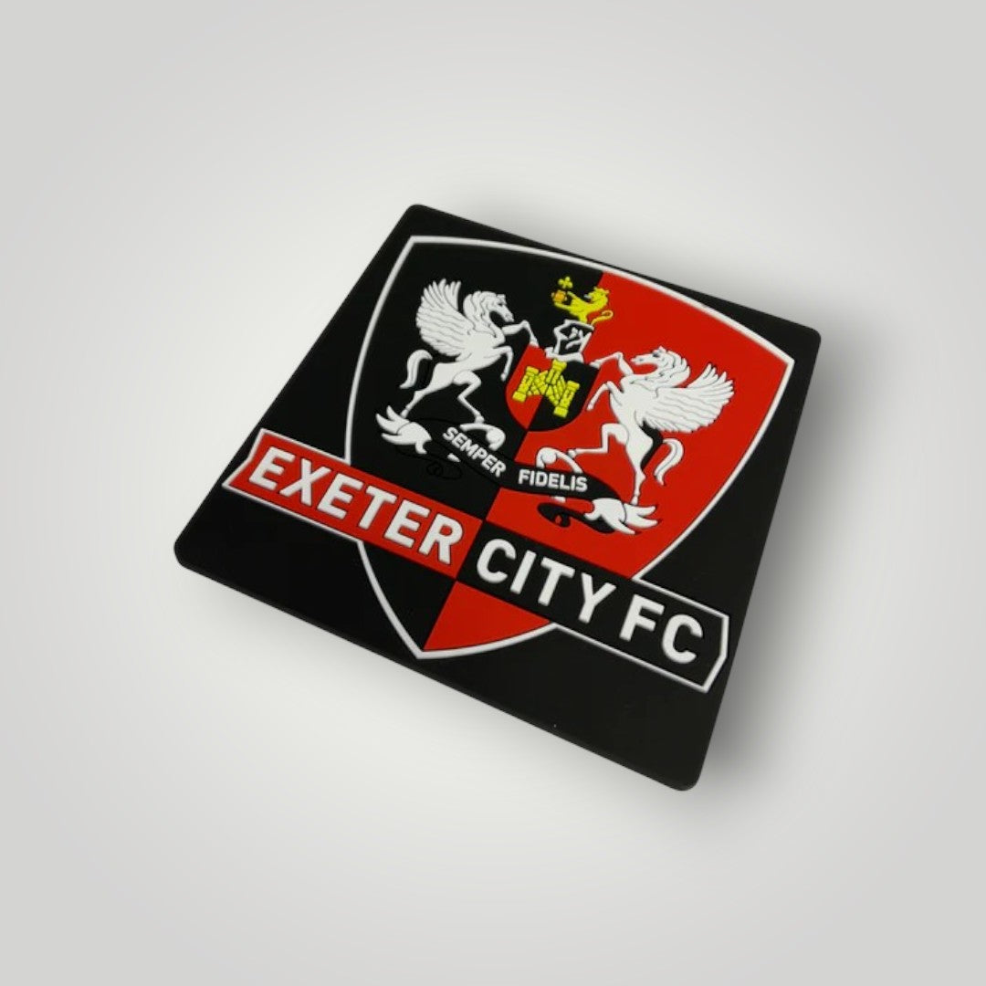 Exeter City Moulded Crest Coaster