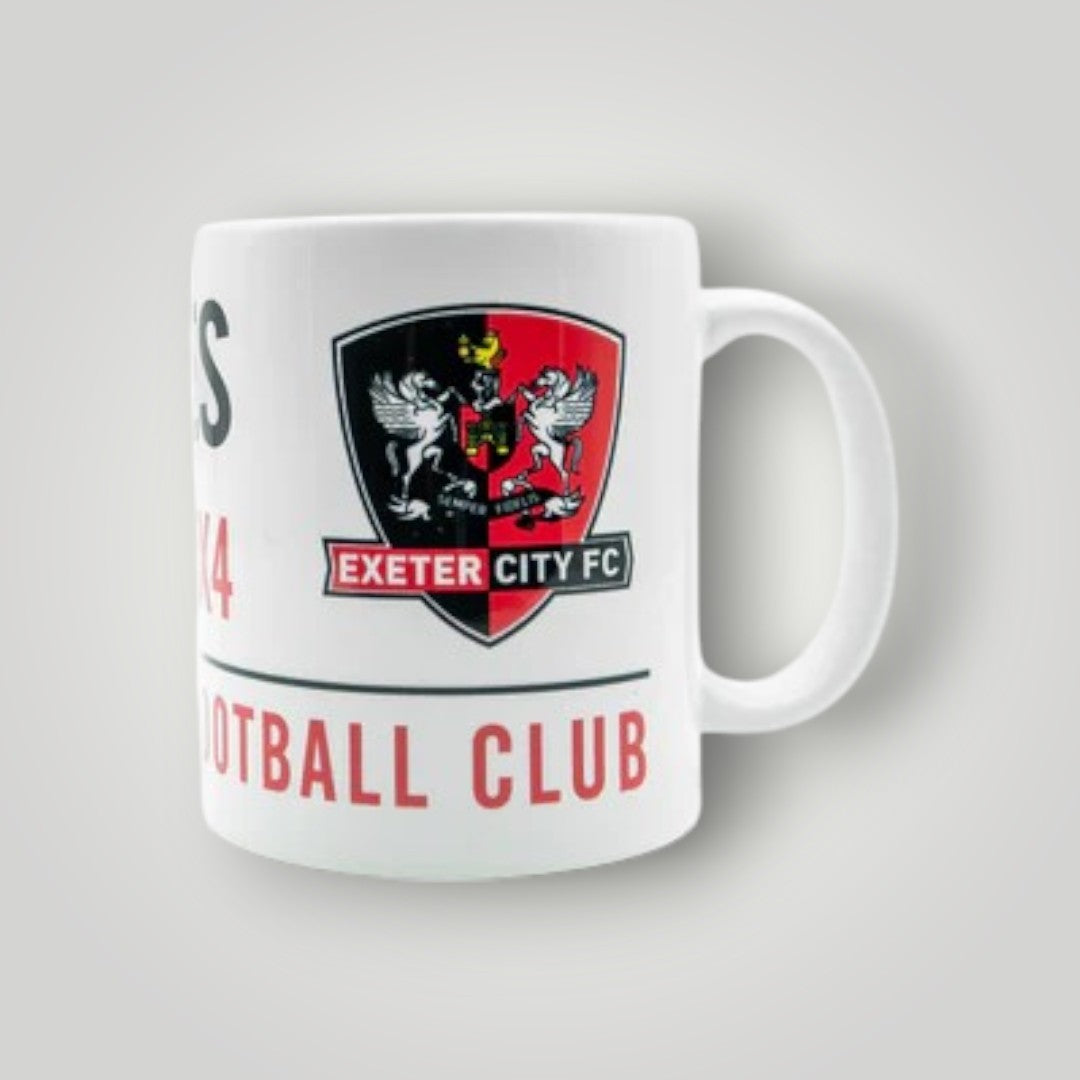 Exeter City Street Sign Mug