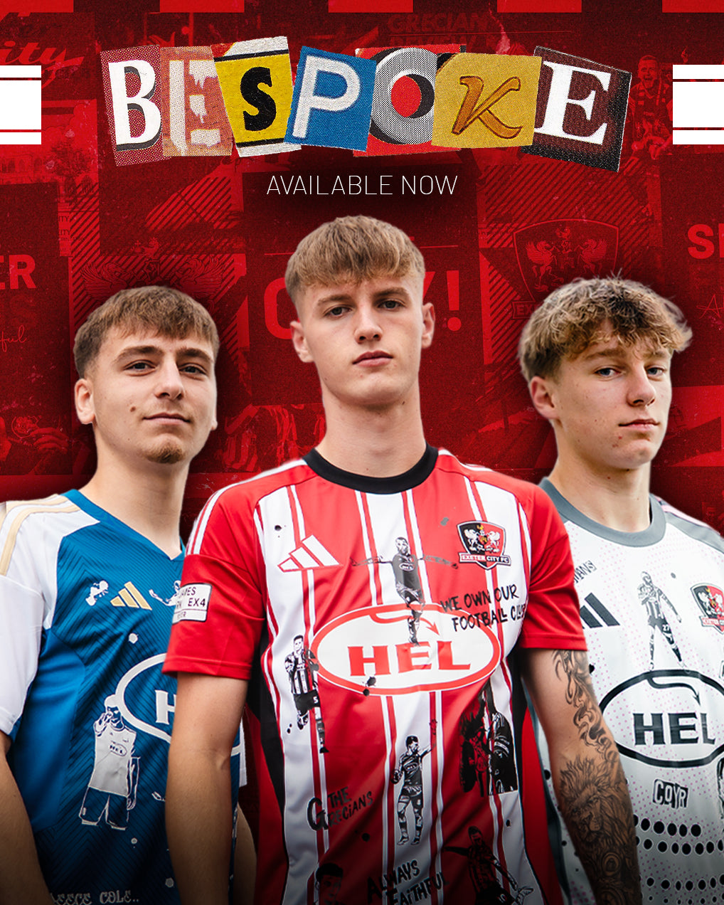 Exeter City FC x Footballfantasiesuk (25/26 Home Shirt Variant)