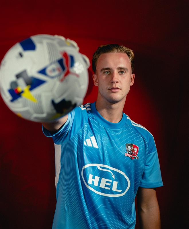 Exeter City 25/26 Blue Keepers Shirt - Youth