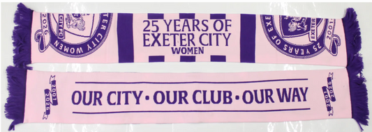 Exeter City Women 25 Years Scarf