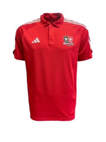 ECFC x Adidas Adults Travel Polo - Red