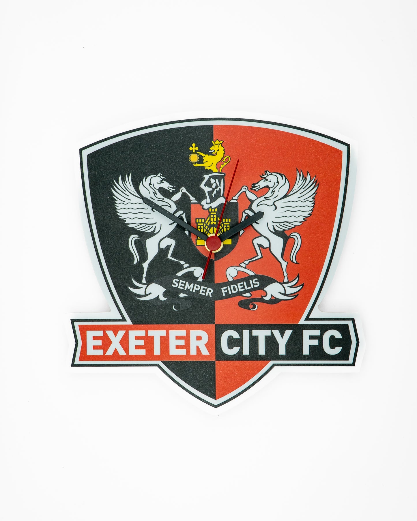 Exeter City Club Crest Clock