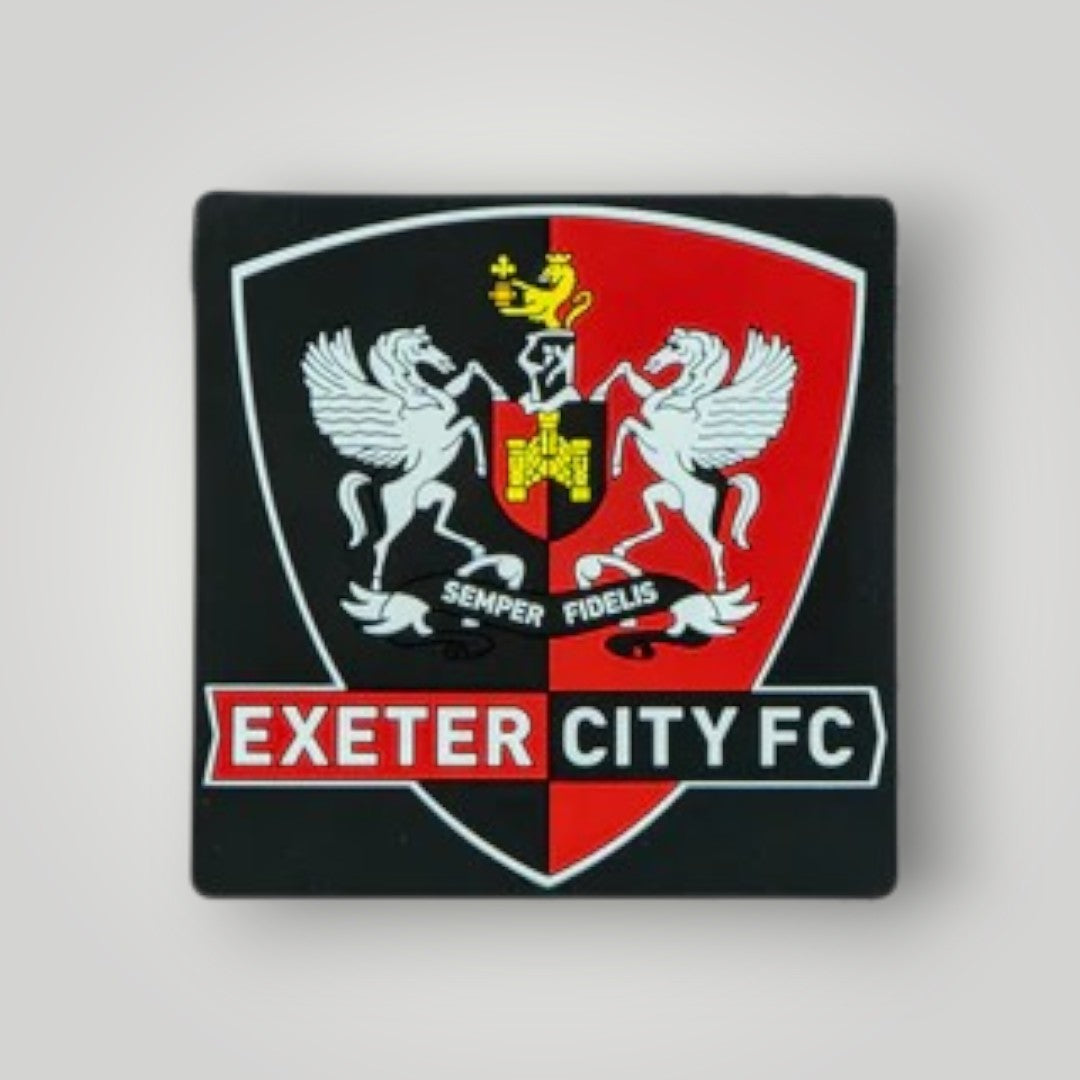 Exeter Rugby Crest Exeter City Moulded Crest Coaster – Exeter City Club Shop