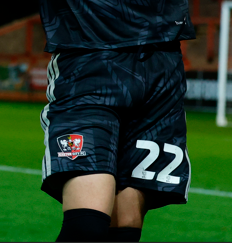 Exeter City x Adidas Black Goalkeeper Shorts - Adult
