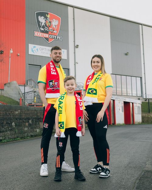 Exeter City x Brazil T-Shirt - Adults