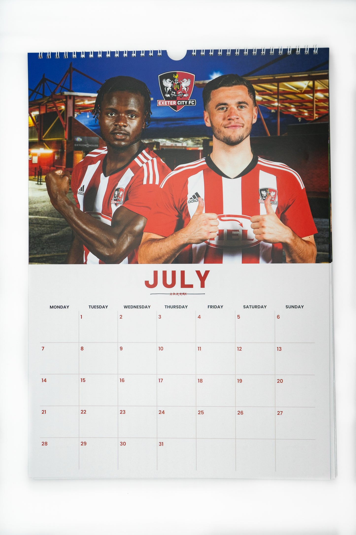 Exeter City FC Calendar 2025