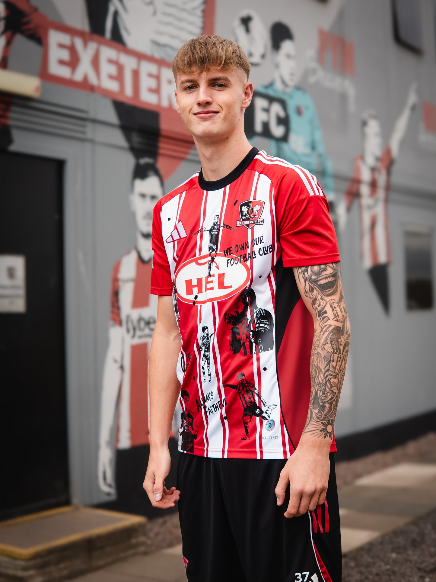 Exeter City FC x Footballfantasiesuk (25/26 Home Shirt Variant)