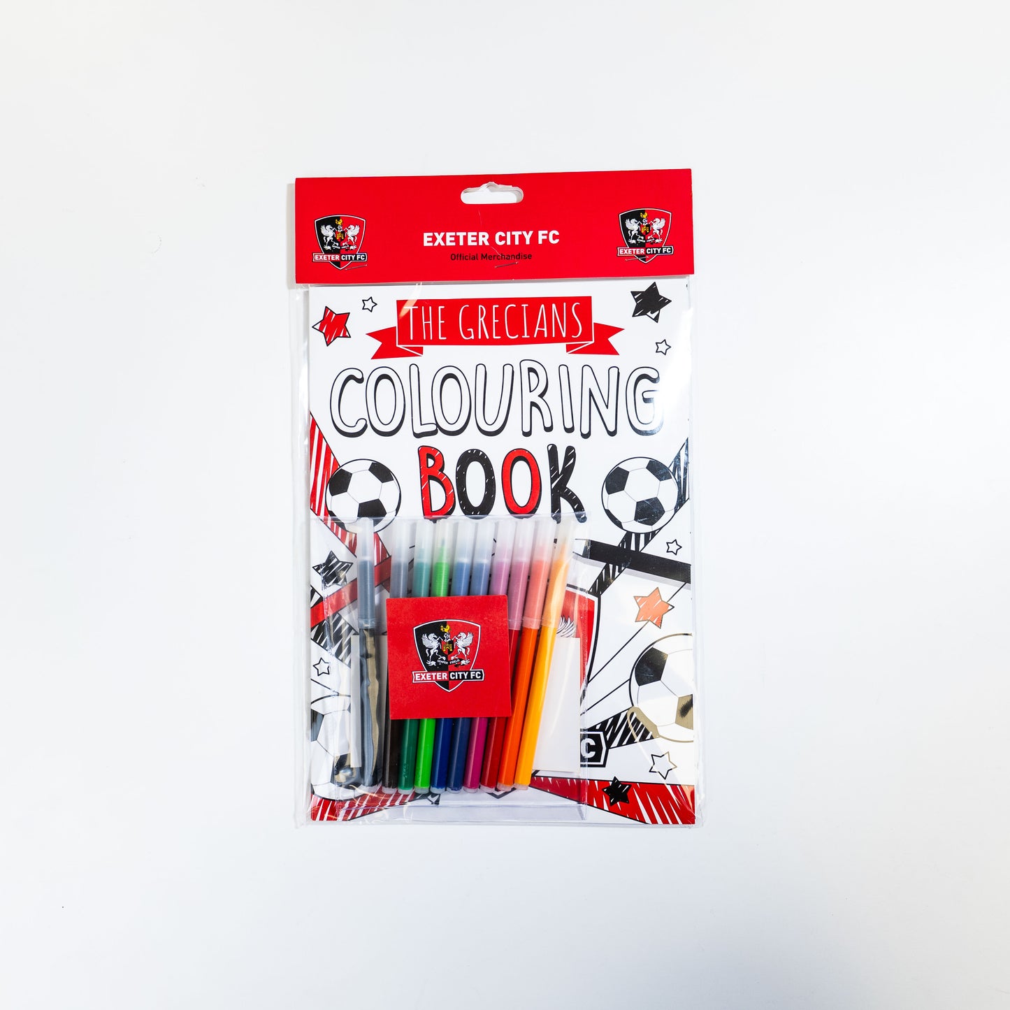 Exeter City Colouring Book & Pens Set