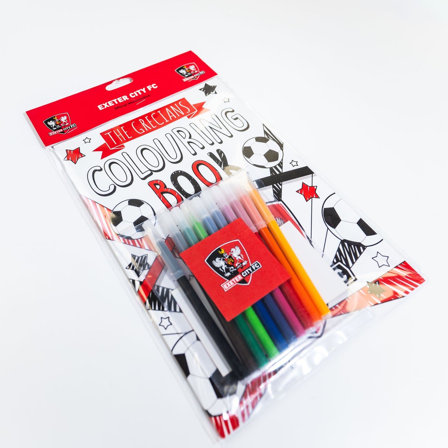 Exeter City Colouring Book & Pens Set