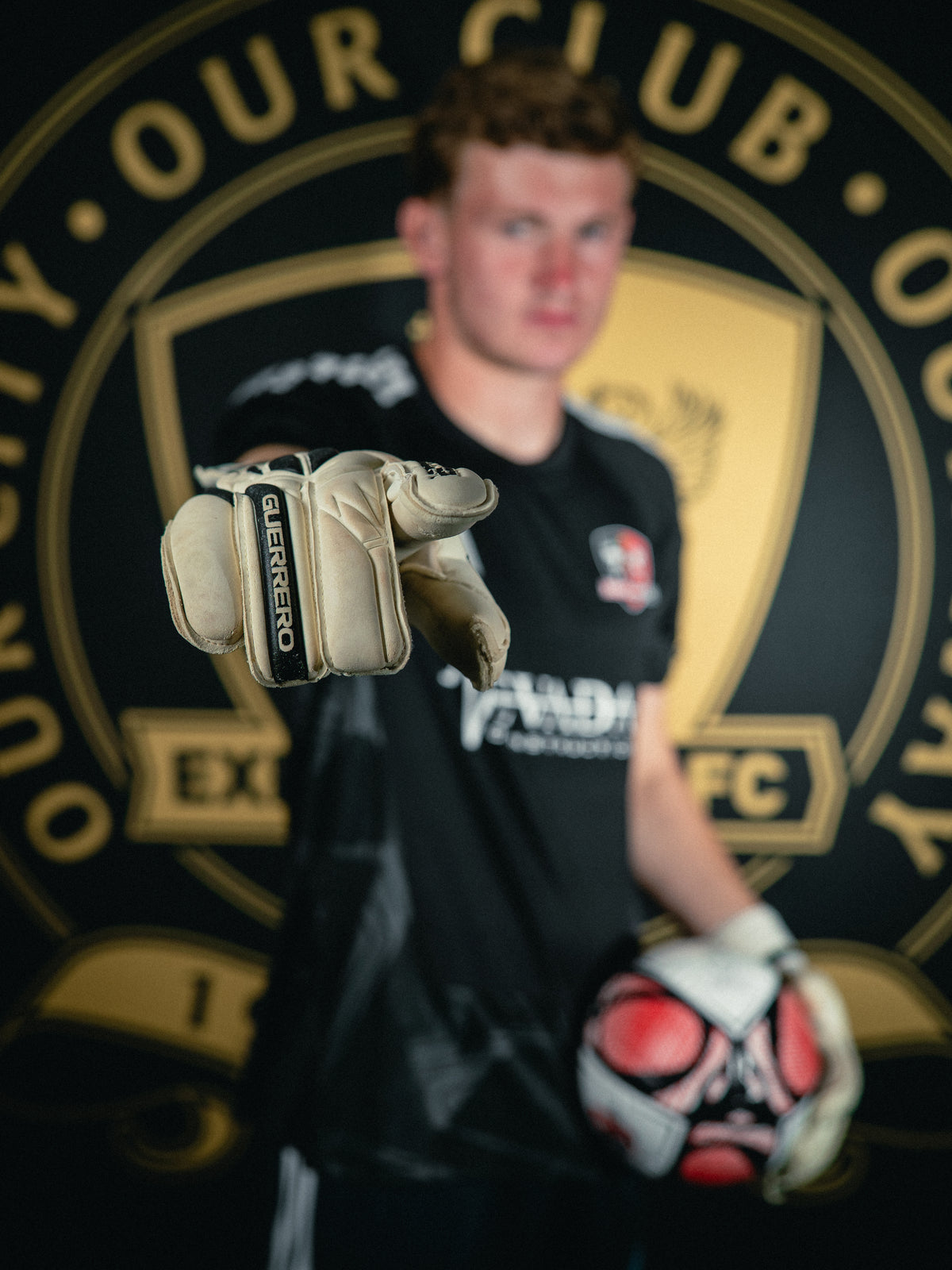 Exeter City x Adidas Black Goalkeeper Shirt - Adult