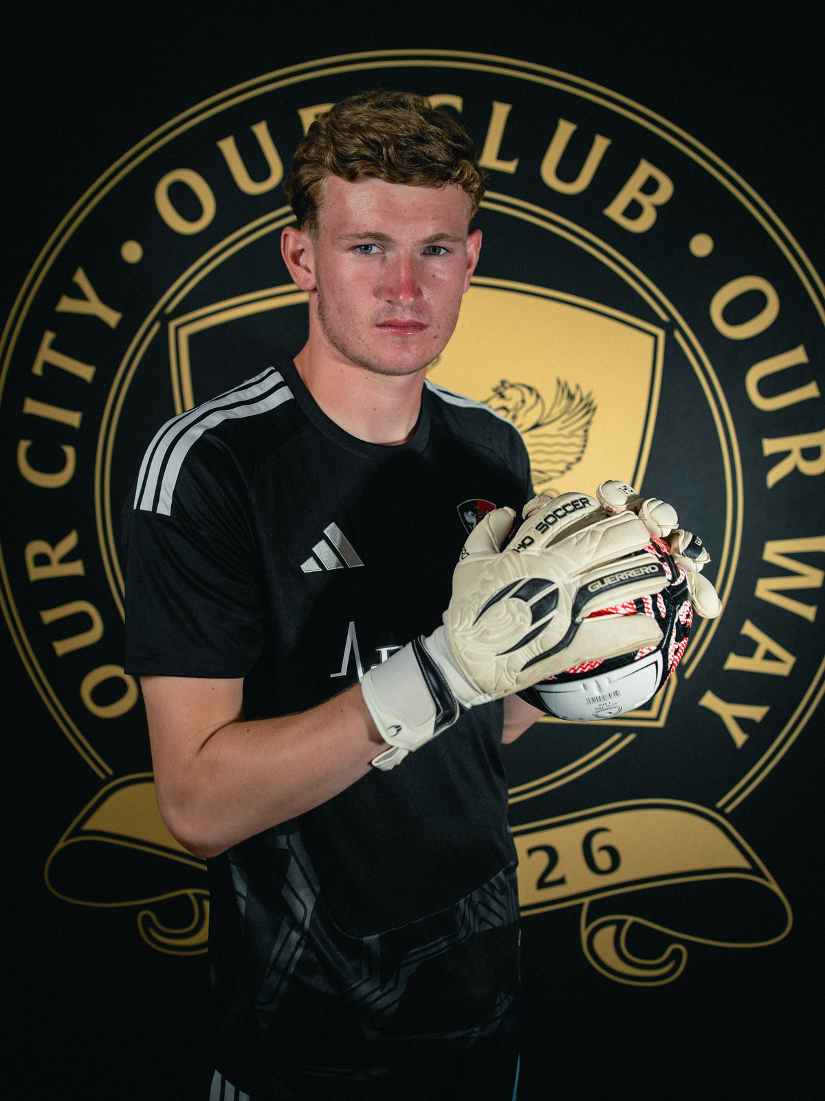 Exeter City X Adidas Black Goalkeepers Shirt - Youth