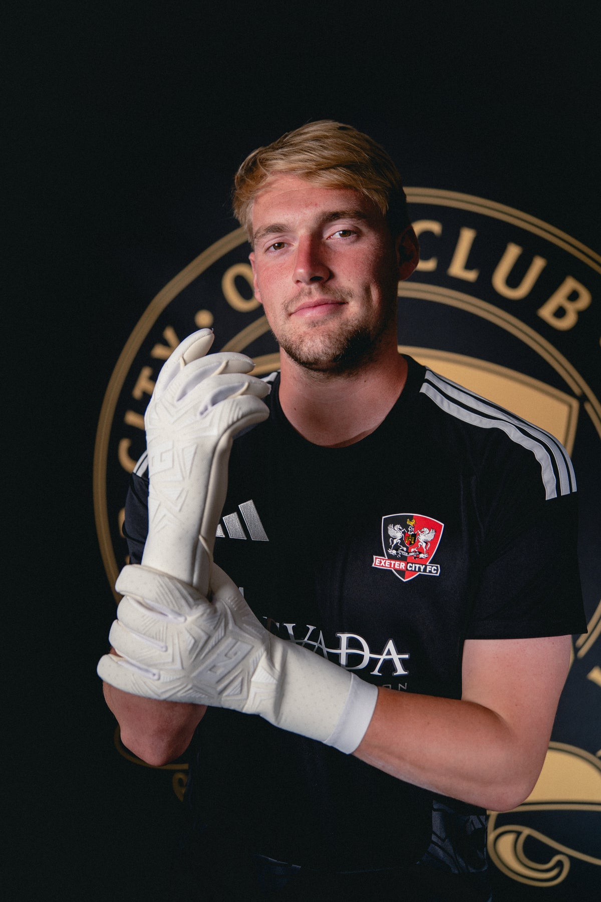Exeter City x Adidas Black Goalkeeper Shirt - Adult