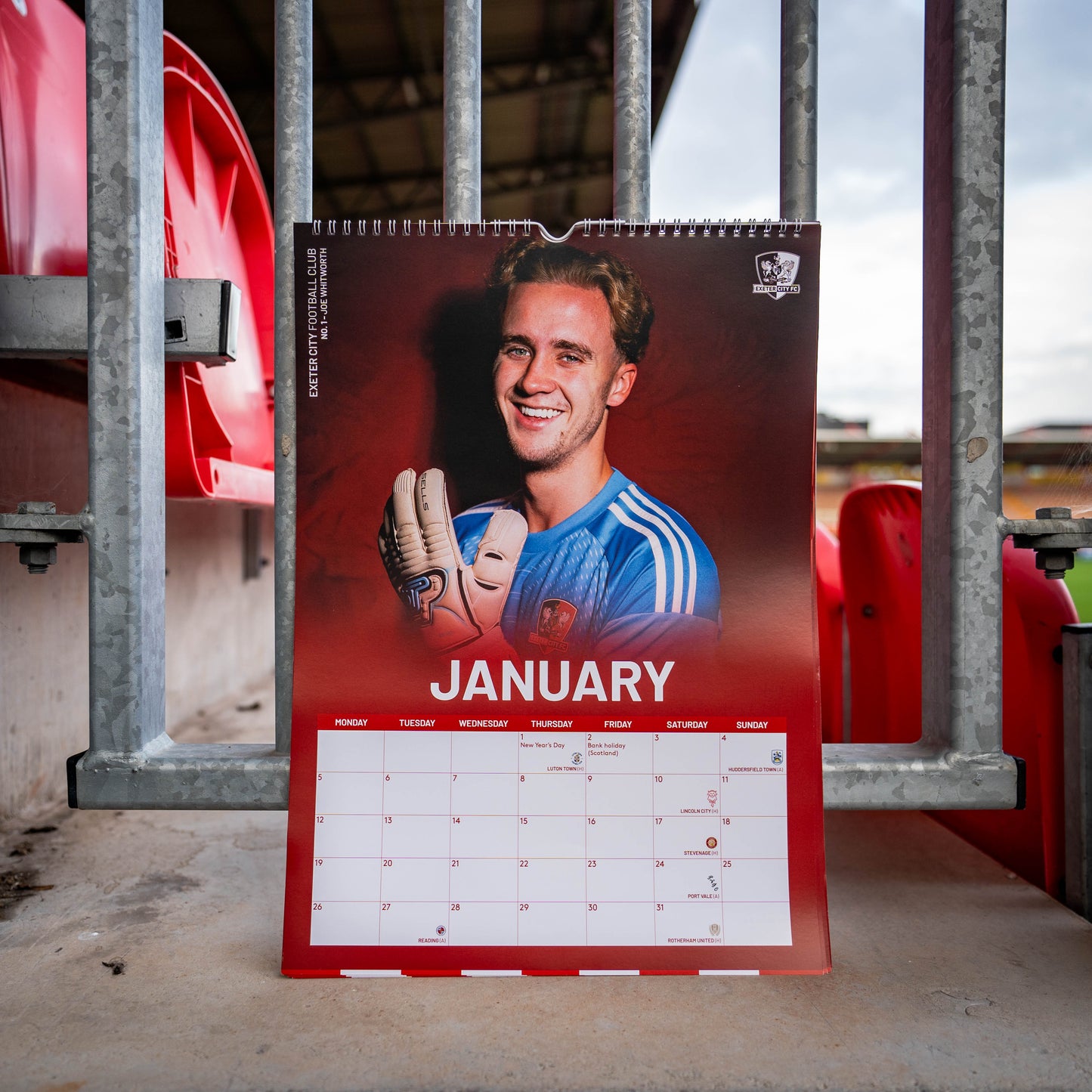 Exeter City 2026 Calendar