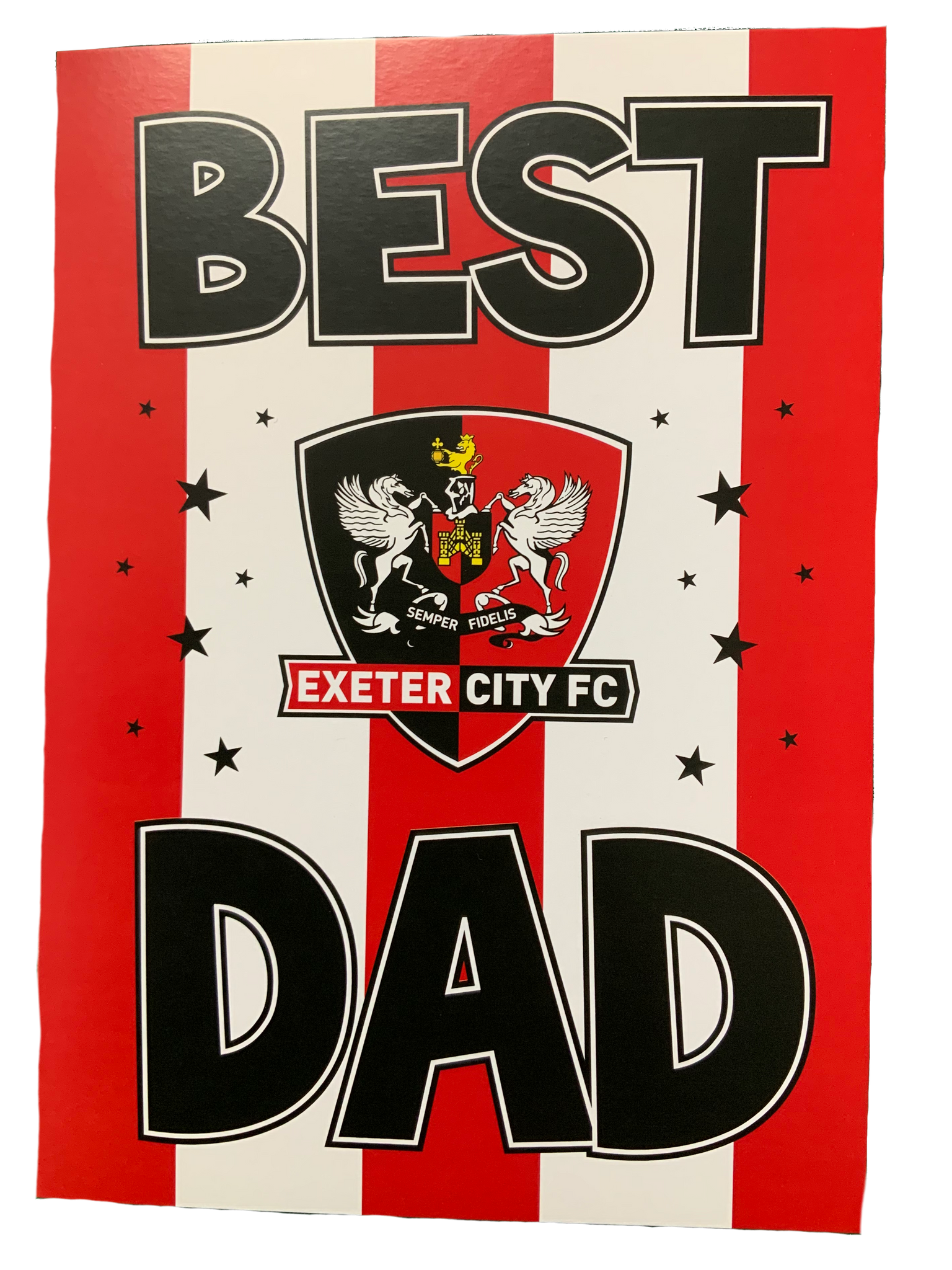 ECFC Best Dad Stripe Card