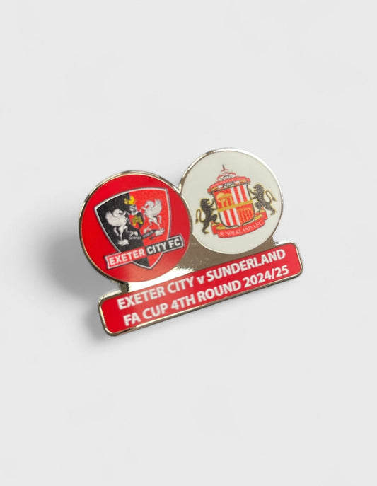 Exeter City Women v Sunderland FC Women Pin Badge