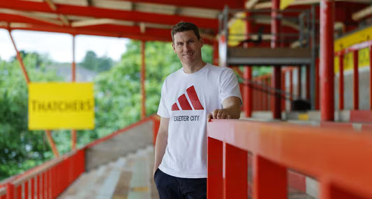 Exeter City x Adidas White Logo Tee - Adult