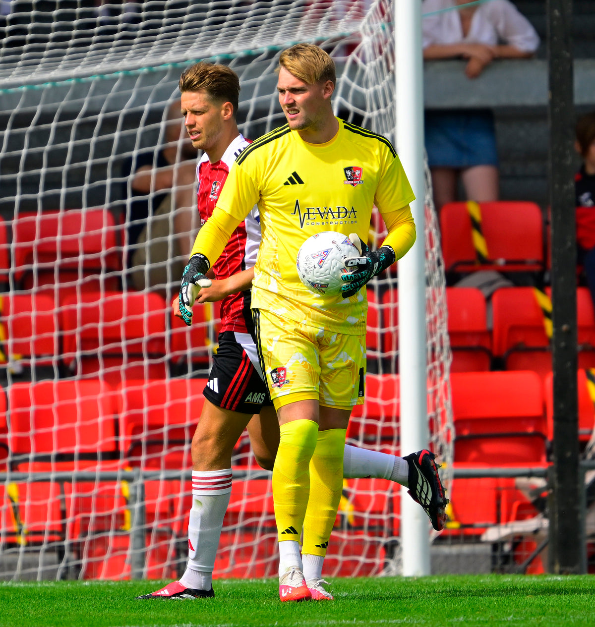 Exeter City x Adidas Yellow Goalkeeper Shirt - Adult