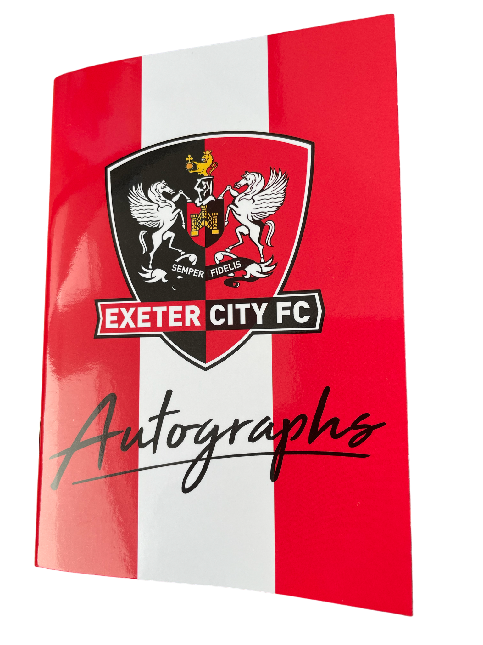 ECFC Stripe & Crest Autograph Book