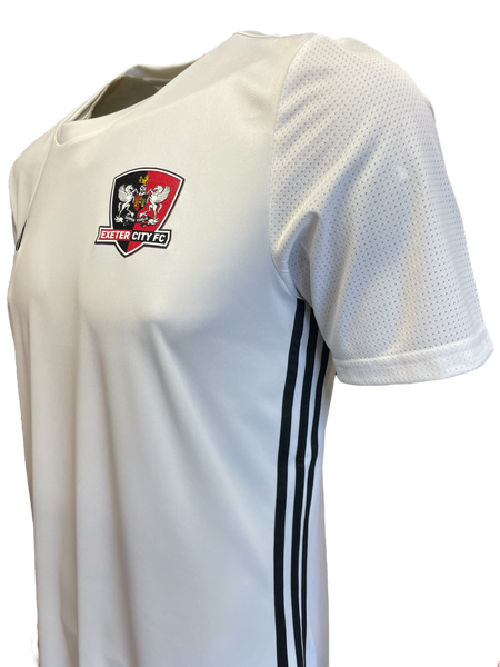 ECFC x Adidas White Training Tee - Adults