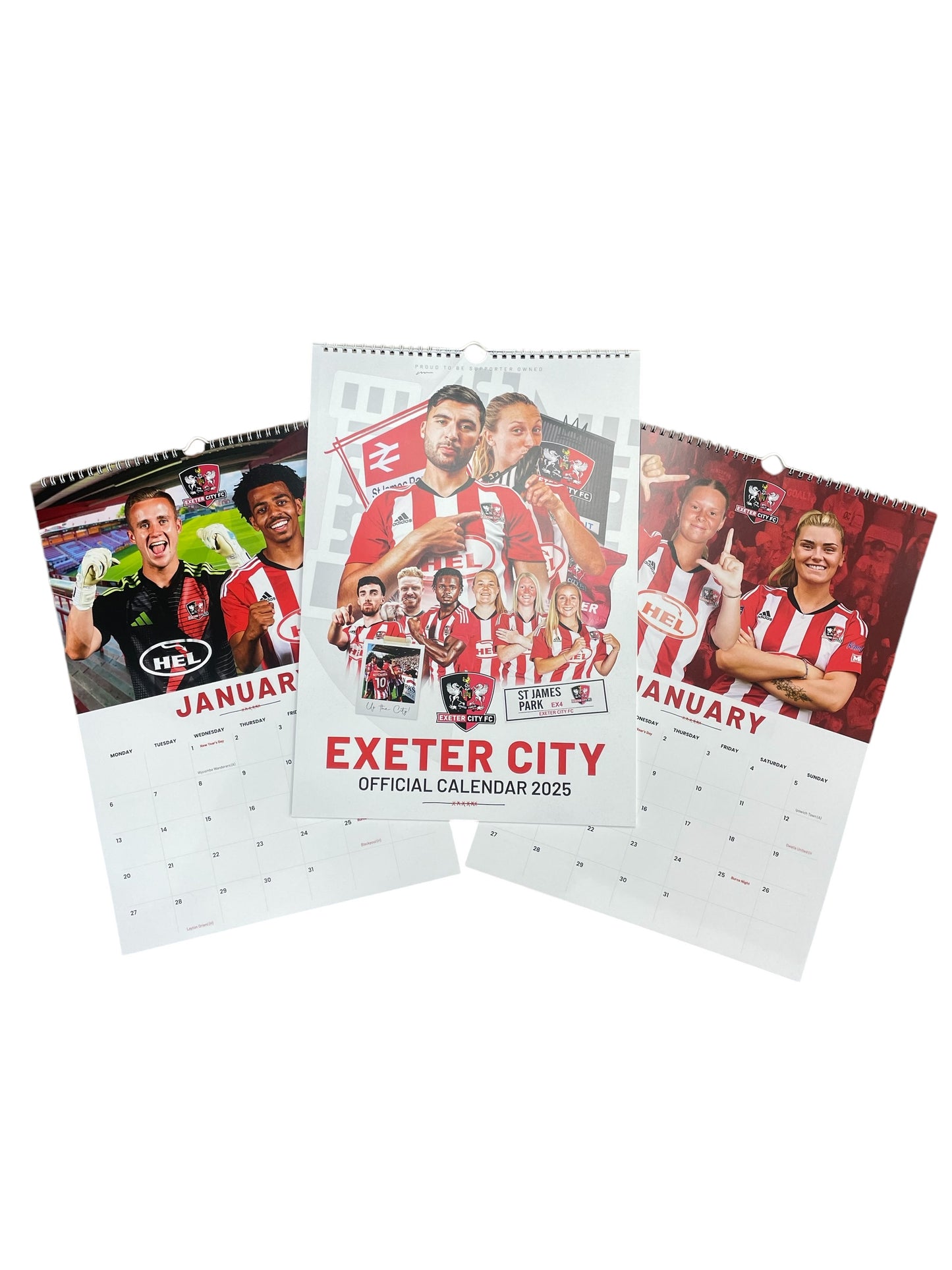 Exeter City FC Calendar 2025