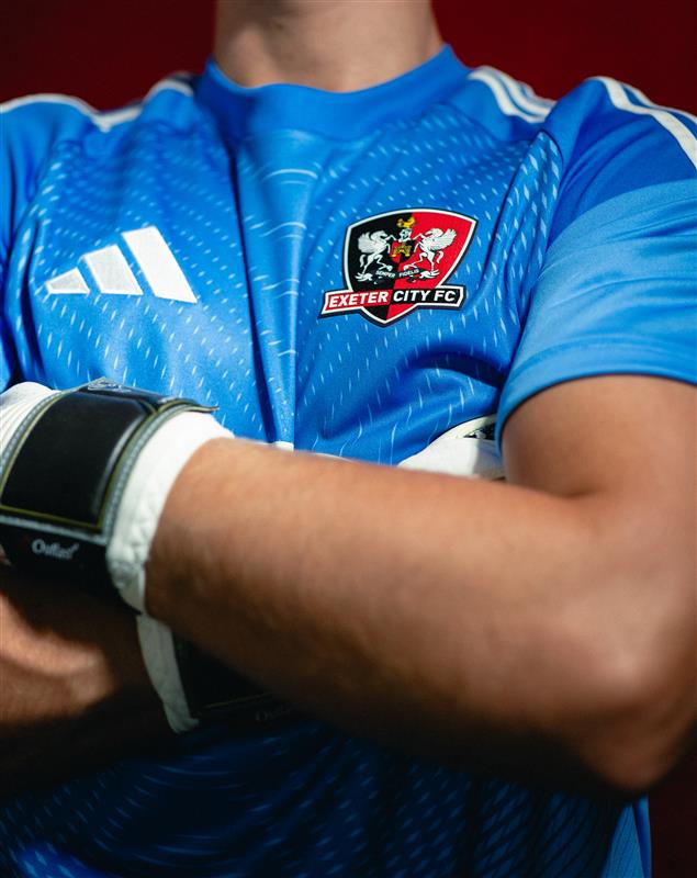 Exeter City 25/26 Blue Keepers Shirt - Adult