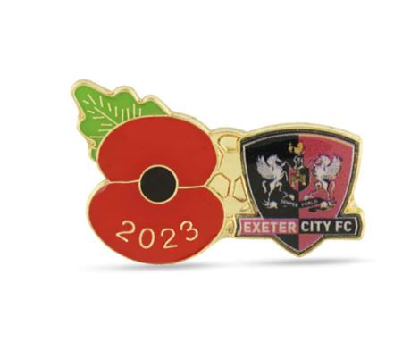 ECFC Poppy Pin Badge 2023