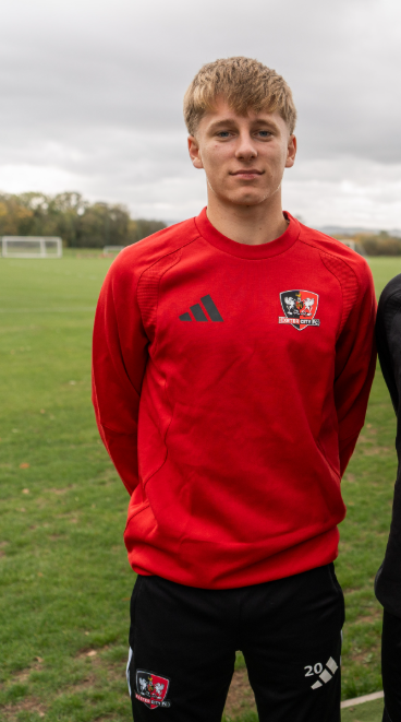 Exeter City x Adidas 2026/27 Red Travel Sweater - Adults