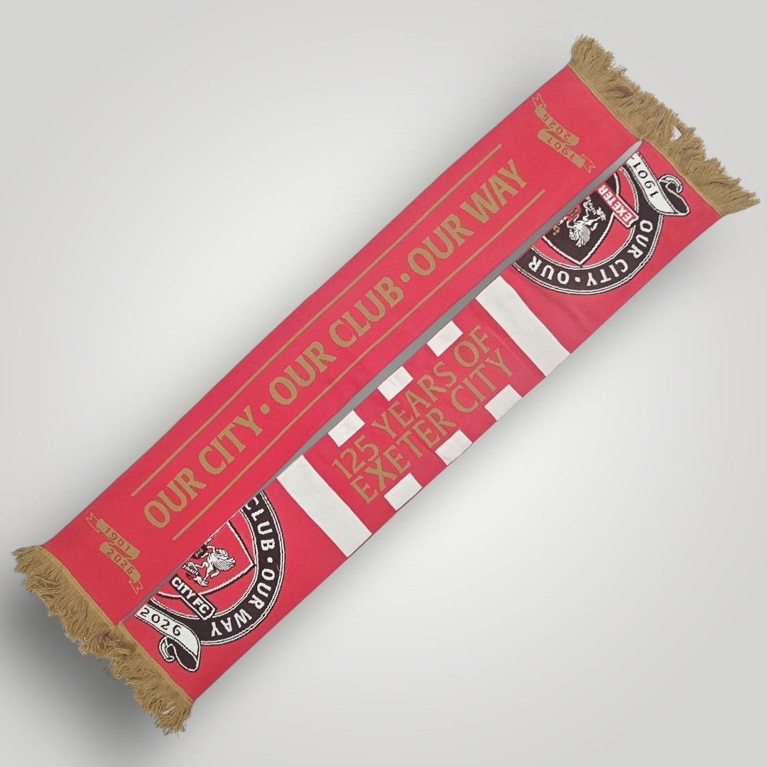 Exeter City 125 Years Scarf