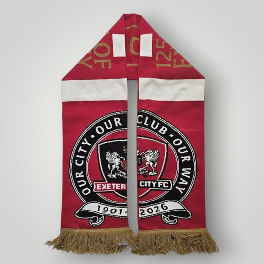 Exeter City 125 Years Scarf