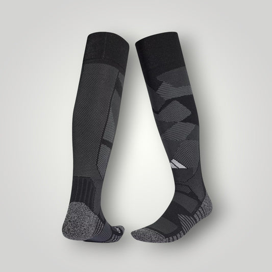 Exeter City x Adidas Black Goalkeepers Socks - Adult