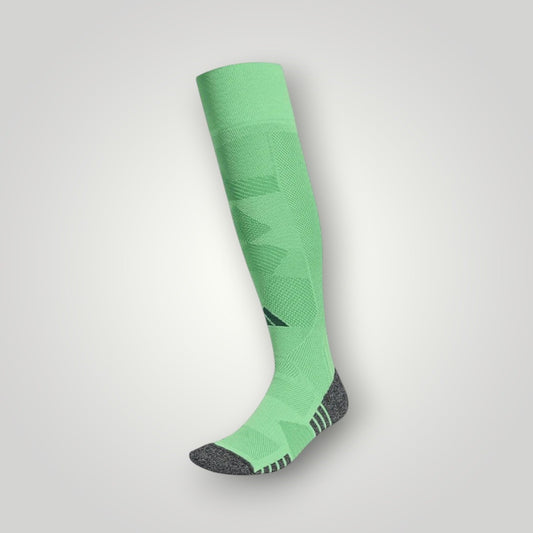Exeter City x Adidas Lime Goalkeepers Socks - Adult