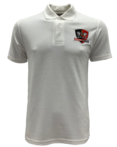 ECFC Classic Pique Polo Shirt - White