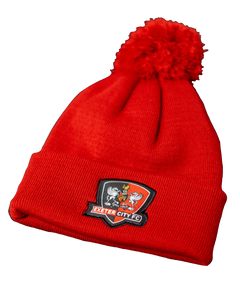 ECFC Red Bobble Hat