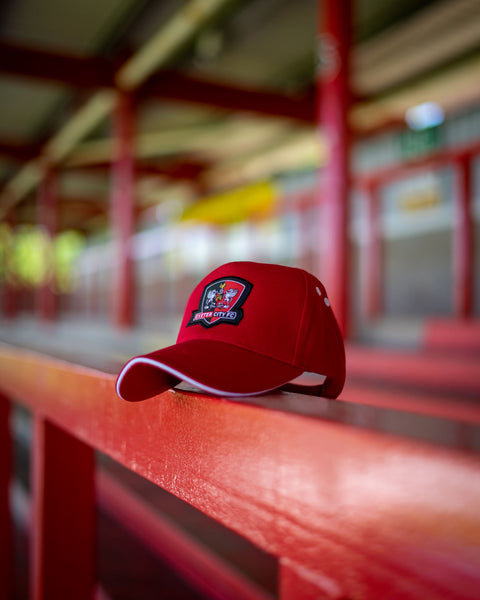 ECFC Contrast Trim Cap - Red & White