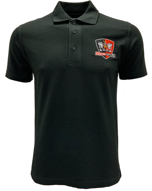 ***CLEARANCE STOCK*** Womens Classic Pique Polo Shirt - Black