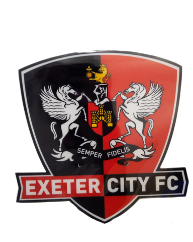 Exeter Sticker Car – Exeter City Club Shop