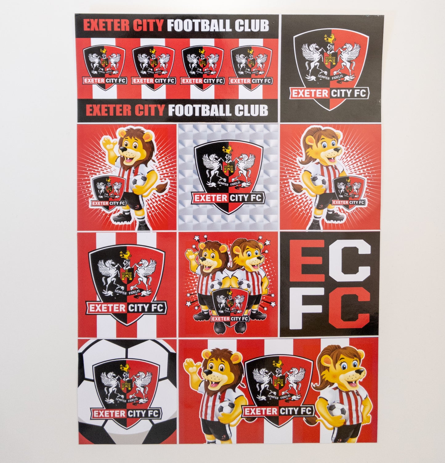 Mascot A4 Sticker Set